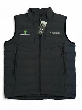 Kuiu Elements Vest Size L Carbon FiberBall Insulation Outdoor Hunting Logo NWT